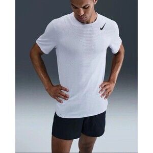 NIKE Aeroswift ADV DRI-FIT running jersey shirt top ghost HJ3377-057 Men's XXL